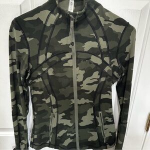 lululemon athletica green camo define jacket